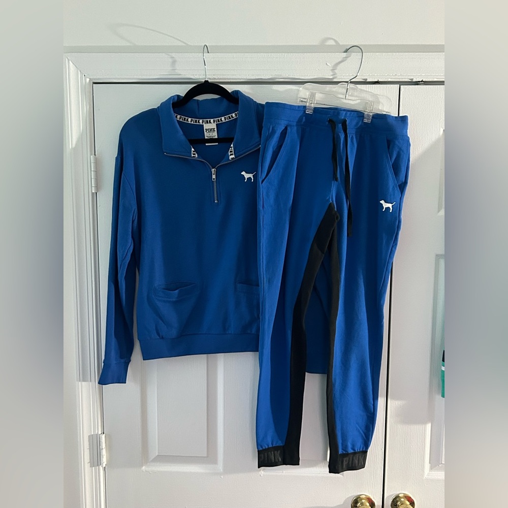 Victoria’s Secret Pink Blue sweatsuit